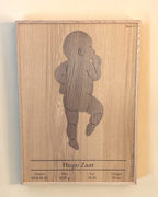 Bebis liggandes på mage - Skala 1:1