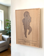 Bebis liggandes på mage - Skala 1:1