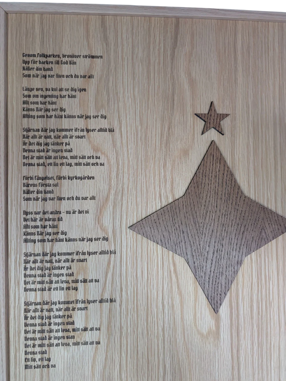 Star with lyrics