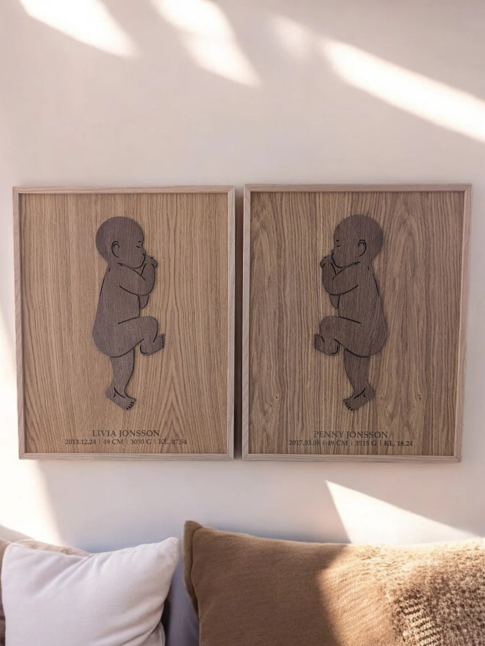 Birth chart baby facing right